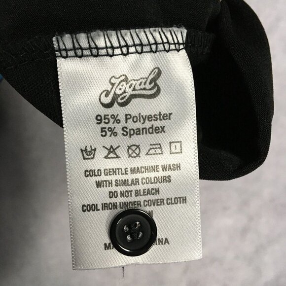 Jogal Mens Shimmer Rainbow Shirt size Large Button Up Short Sleeve Sequence - Picture 9 of 11